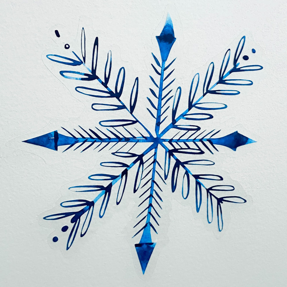 Simple Snowflake Tattoo Design – Tattoos Wizard Designs